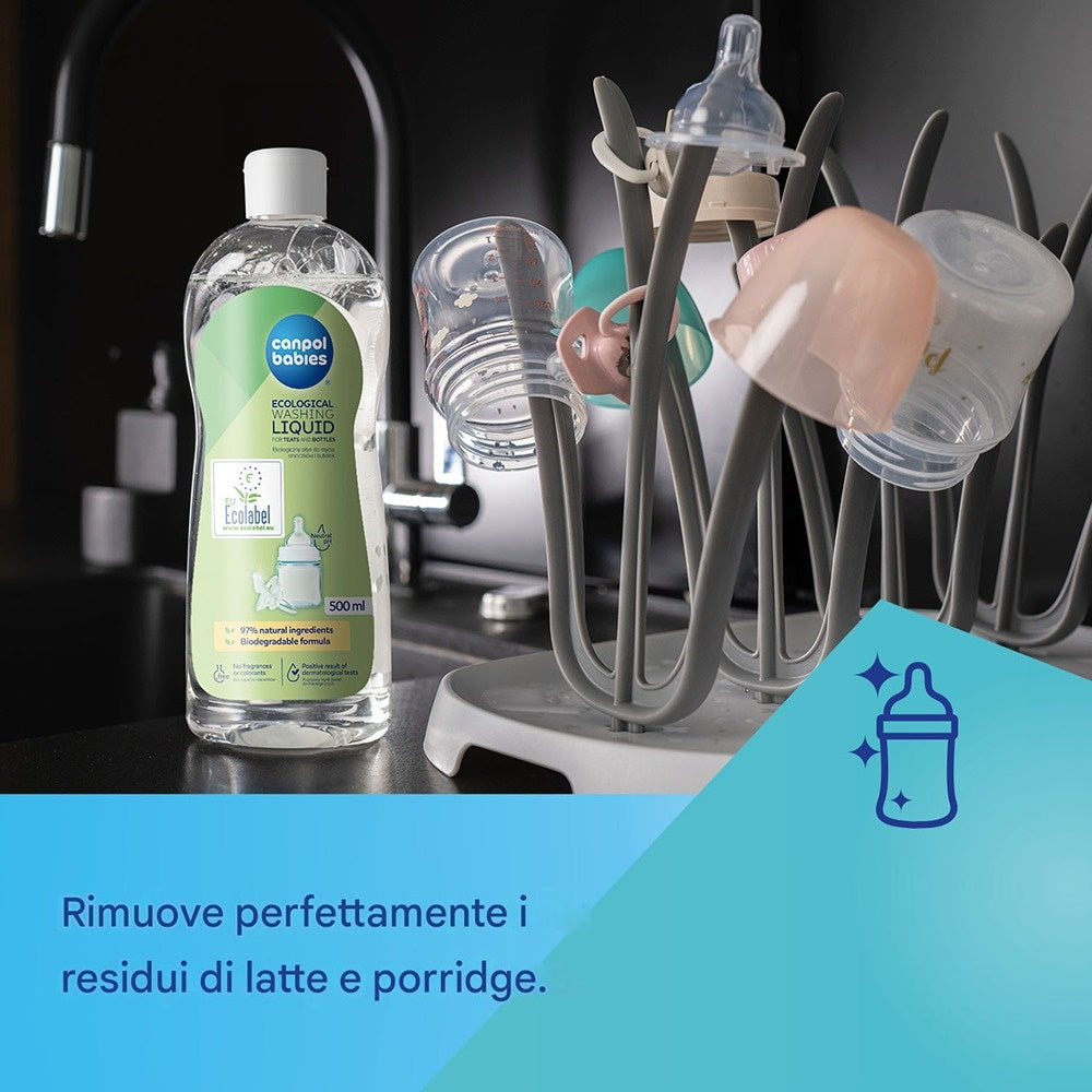 Detersivo Liquido Ecologico per Tettarelle E Biberon 500 ml