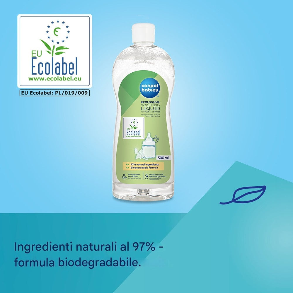 Detersivo Liquido Ecologico per Tettarelle E Biberon 500 ml