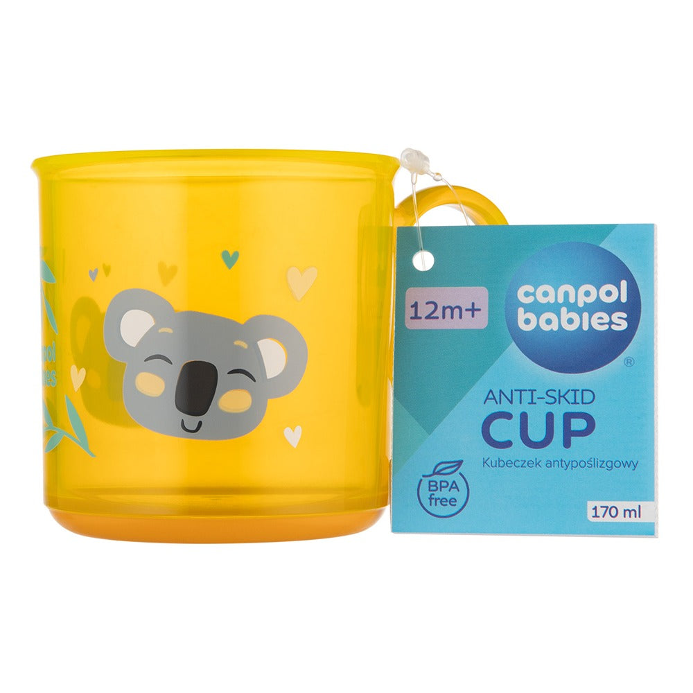 Tazza Antiscivolo 170 ml Exotic Animals Gialla