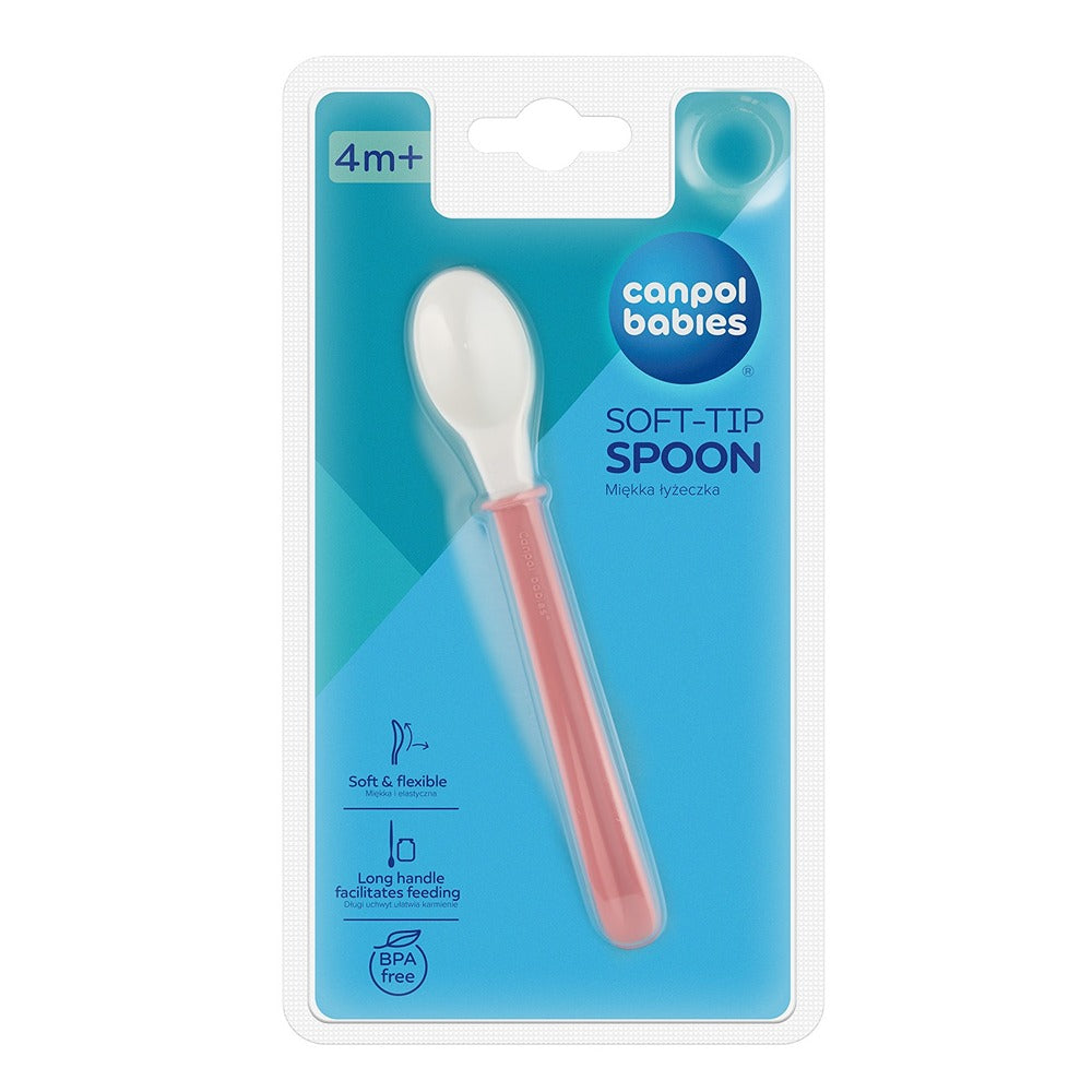 Cucchiaio Flessibile con Manico Lungo Rosa