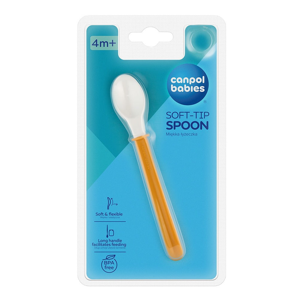 Cucchiaio Flessibile con Manico Lungo Giallo