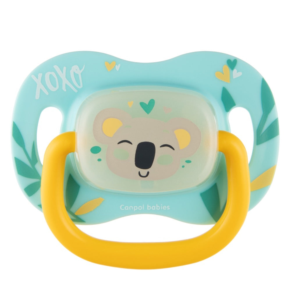 Sucette en silicone cerise 0-6 mois Animaux exotiques Koala