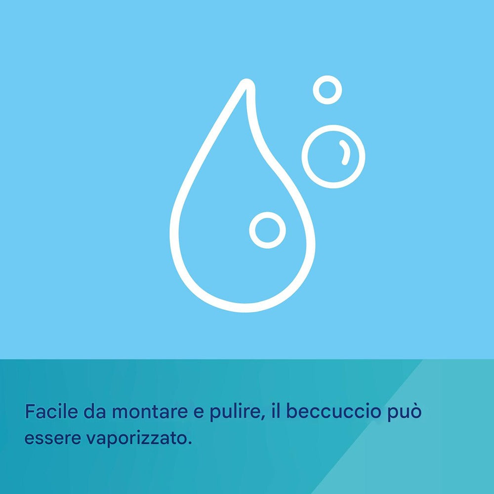 Tazza di Apprendimento con Manici Luminosi PP EasyStart 120 ml Exotic Animals Blu