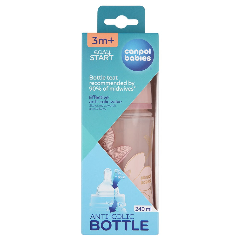 Biberon anti-colique EasyStart 240 ml Or Rose