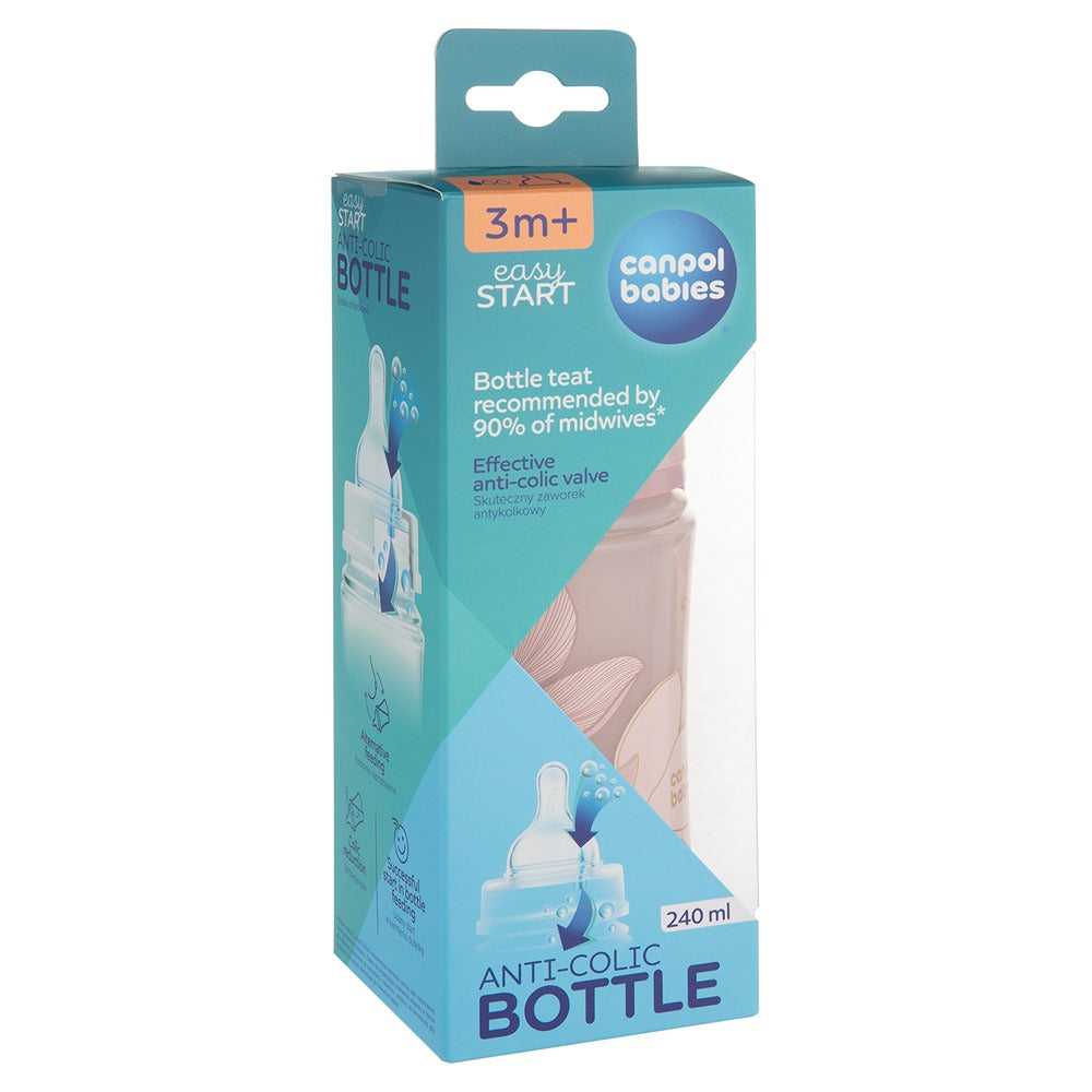 Biberon anti-colique EasyStart 240 ml Or Rose