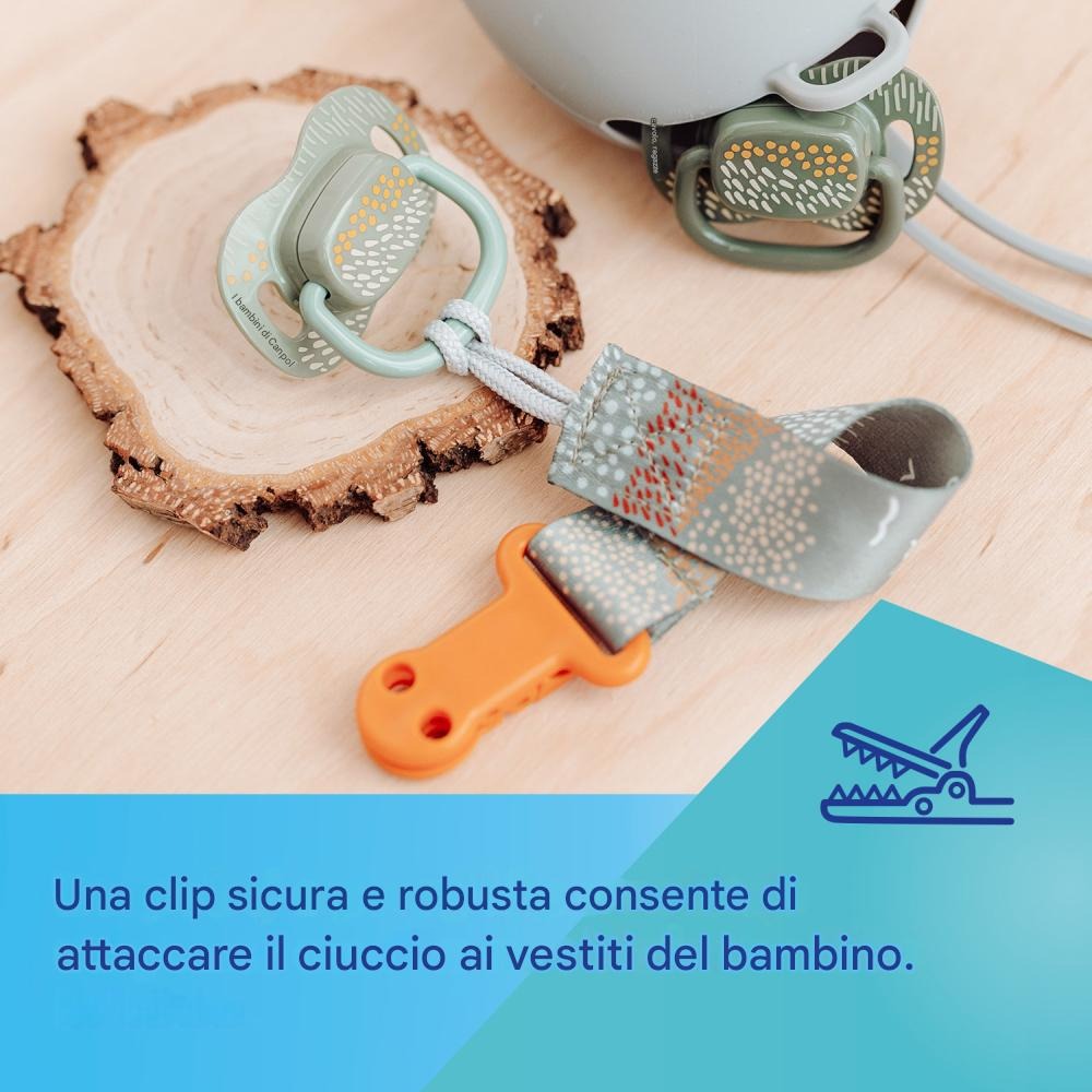 Portaciuccio Clip Mountains Giallo