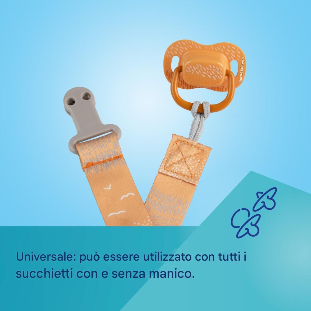 Portaciuccio Clip Mountains Giallo
