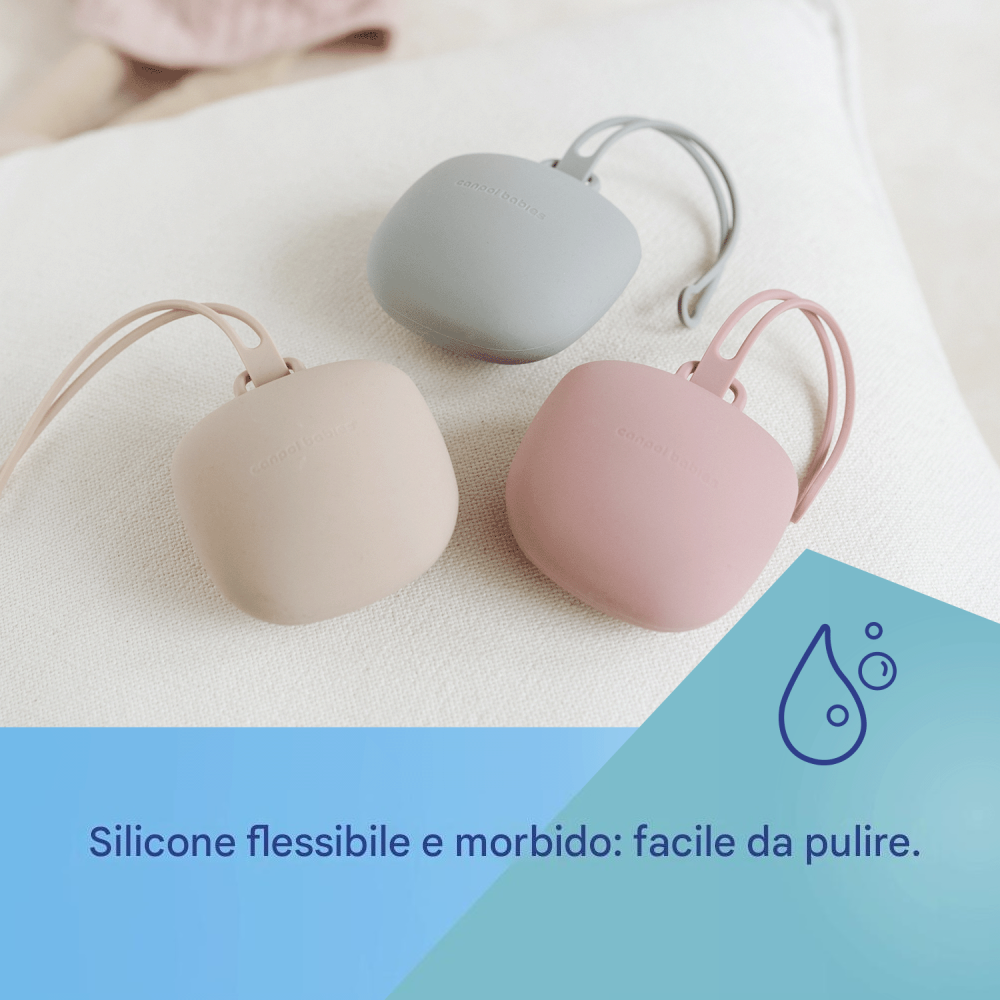 Portasucchietto in Silicone Grigio