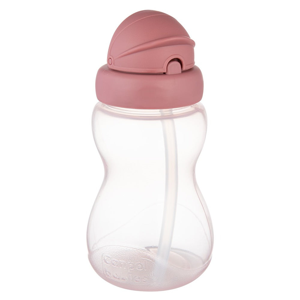 Sport Cup con Cannuccia in Silicone Flip-Top 270 ml Rosa