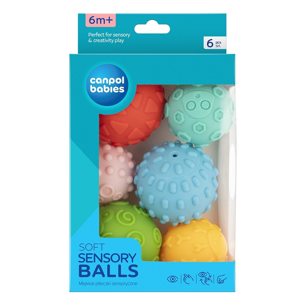 Palline Sensoriali Morbide 6 pezzi
