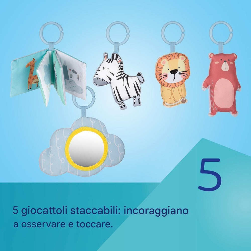 Tappetino da Gioco Educativo con Archi Safari