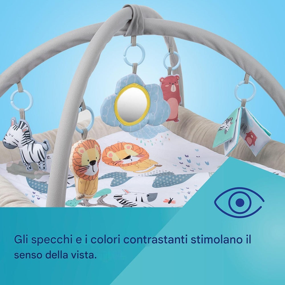 Tappetino da Gioco Educativo con Archi Safari