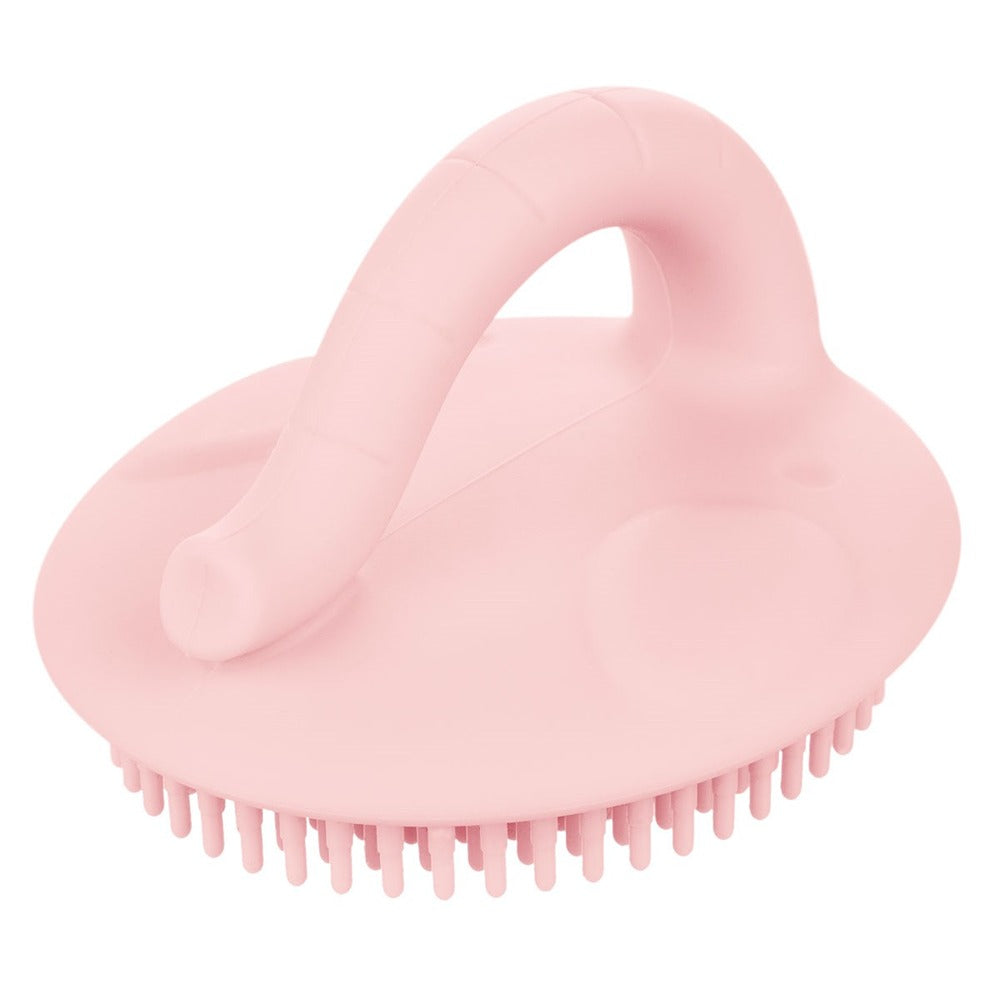 Cepillo de baño de silicona rosa