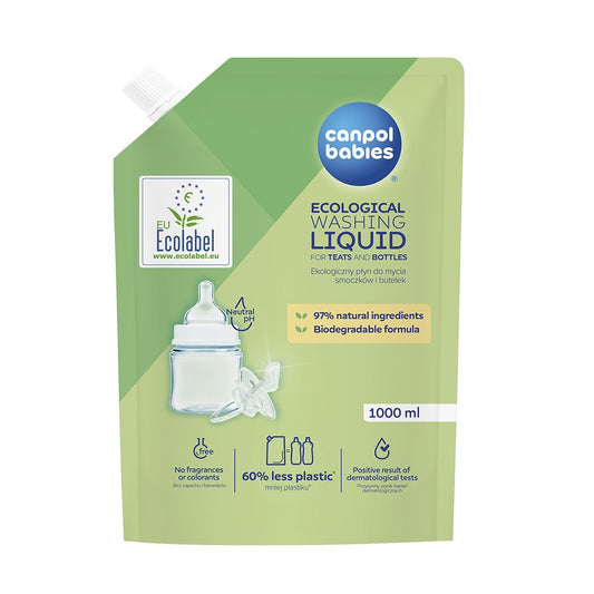Detersivo Liquido Ecologico per Tettarelle E Biberon Ricarica 1000 ml