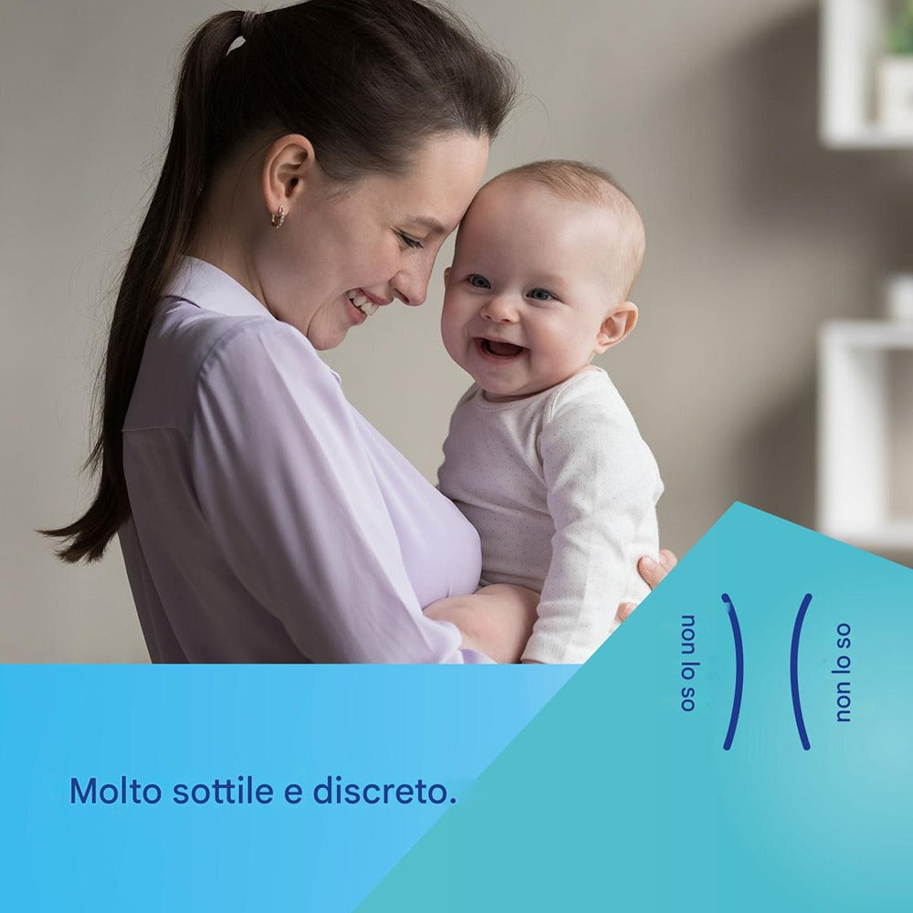 Coppette Assorbilatte Monouso Traspiranti a Forma 3D 30 Pezzi