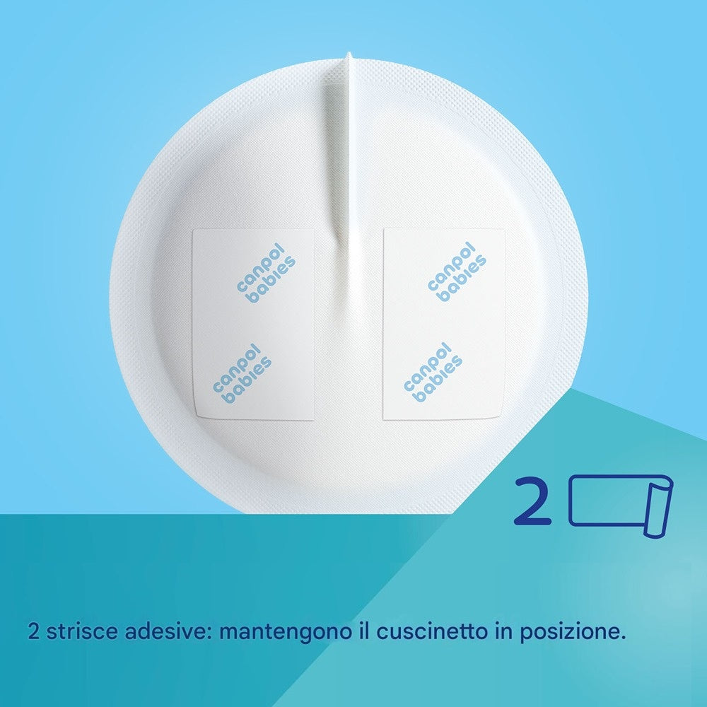 Coppette Assorbilatte Monouso Traspiranti a Forma 3D 30 Pezzi