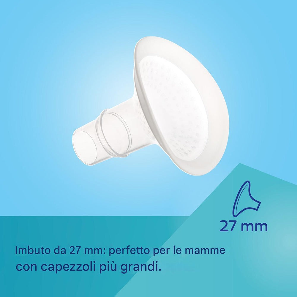 Imbuto per Tiralatte con Bordo Elastico 27 mm Take&Go ExpressCare E EasyStart