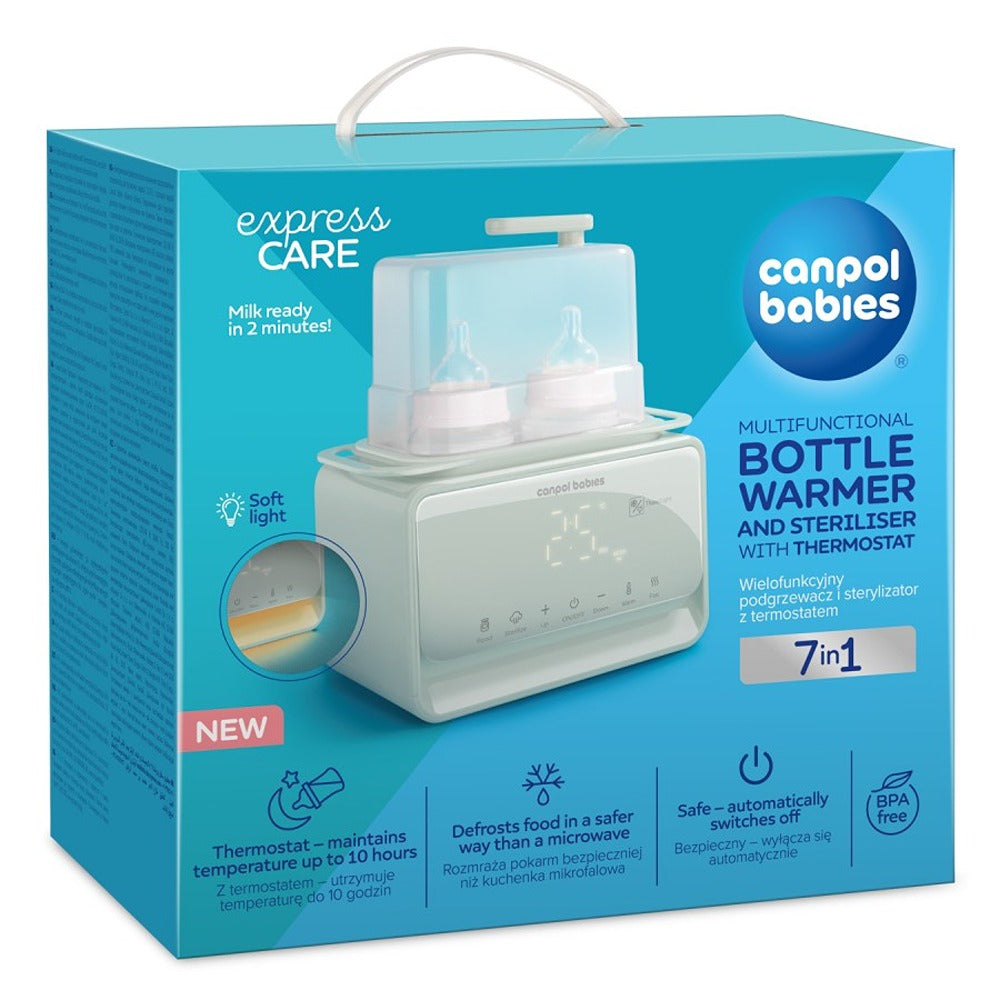 Scaldabiberon & Sterilizzatore 7 in 1 con Termostato E Lampada