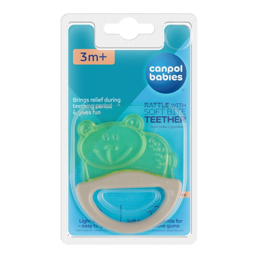 Massaggiagengive con Sonaglio Rattle Giallo Assortiti