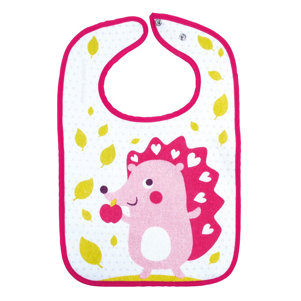 Bavaglino in Cotone con Chiusura a Strappo Cute Animals Assortiti