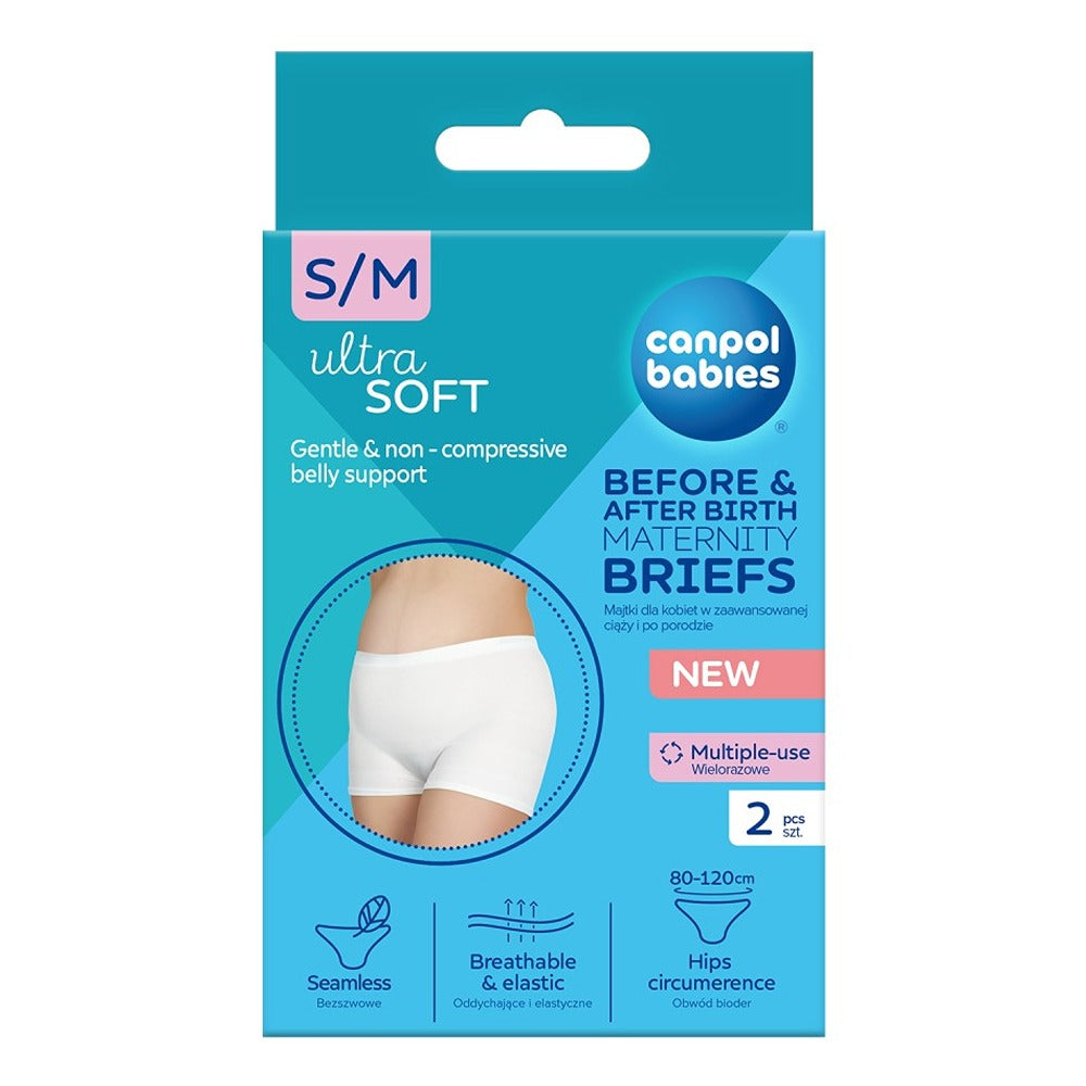 Slip Premaman Prima & Dopo Parto 2 Pezzi S/M