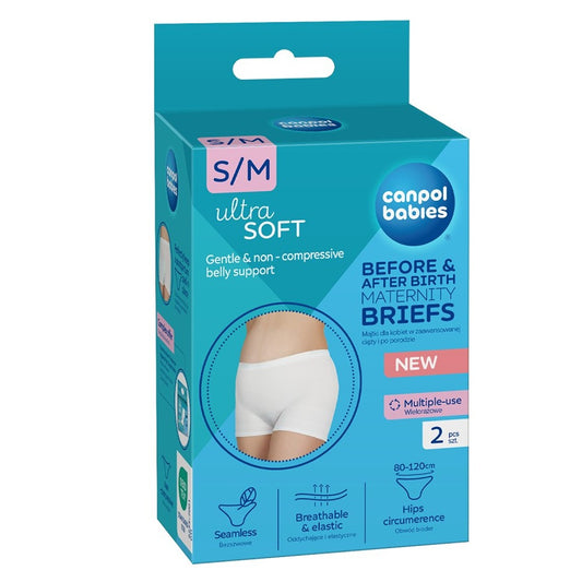 Slip Premaman Prima & Dopo Parto 2 Pezzi S/M