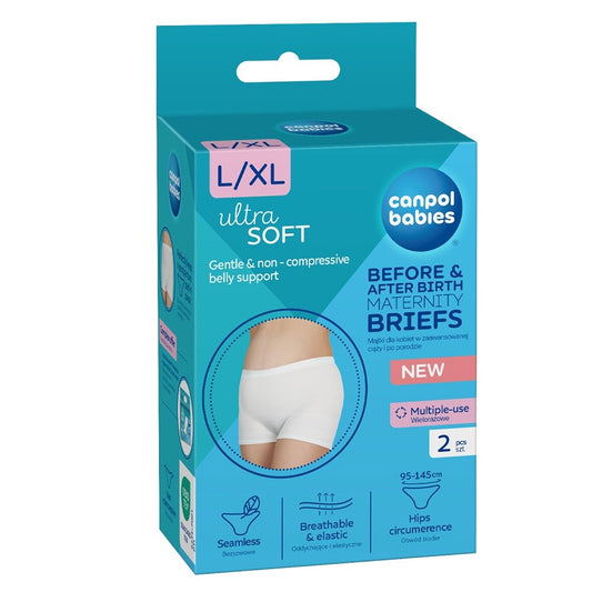 Slip Premaman Prima & Dopo Parto 2 Pezzi L/XL