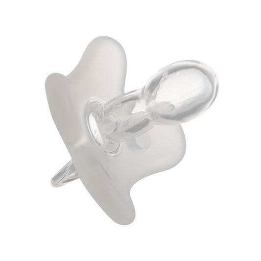 Ciuccio 100% Silicone 6-12 Mesi Simmetrico Bianco