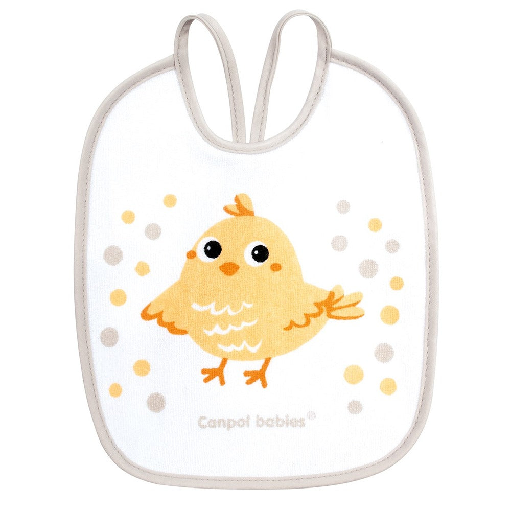 Set di Bavaglini Impermeabili in Cotone Bunny&Company 3 Pezzi