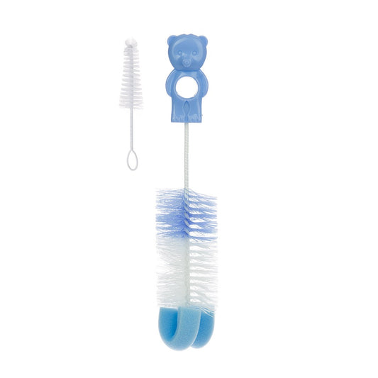 Scovolino per Biberon E Tettarelle con Spugna Blu