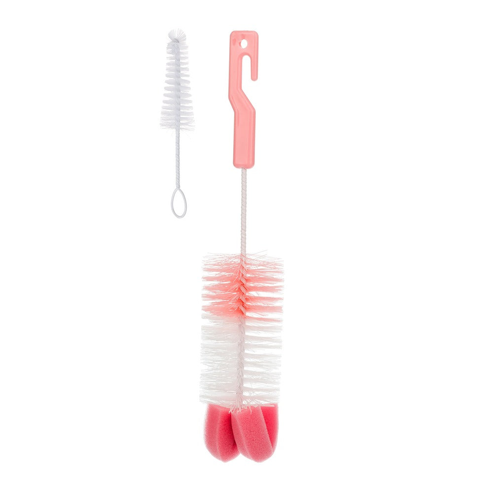 Scovolino per Biberon E Tettarelle con Spugna Rosa