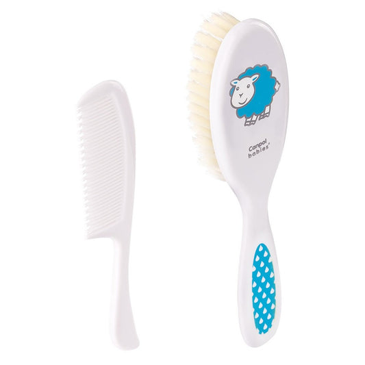 Set Spazzola E Pettine Morbidi per Bambini Trasparenti Colori Assortiti
