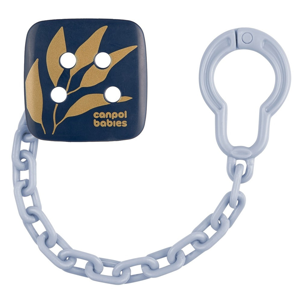 Portaciuccio Clip Gold Blu