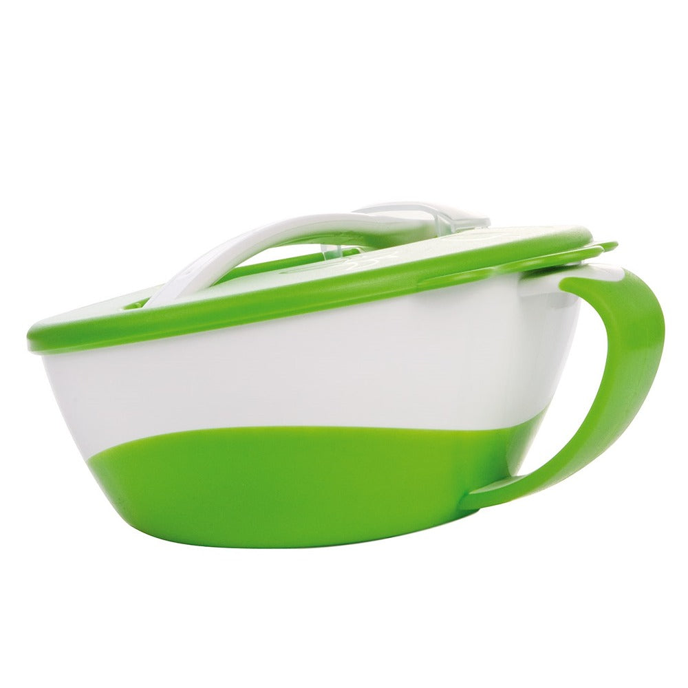 Bol vert Little Cow avec cuillère et couvercle 350 ml