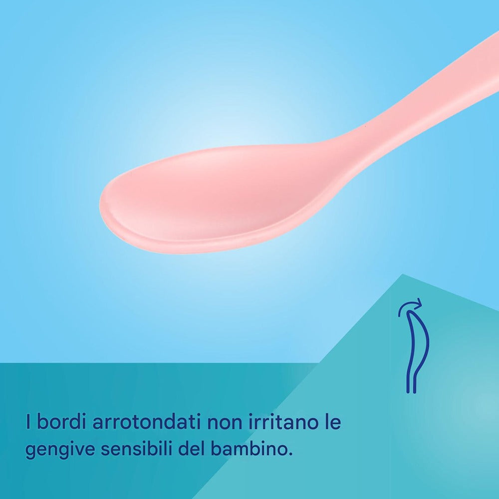 Set di Cucchiai per la Prima Pappa 3 Pezzi Azzurro