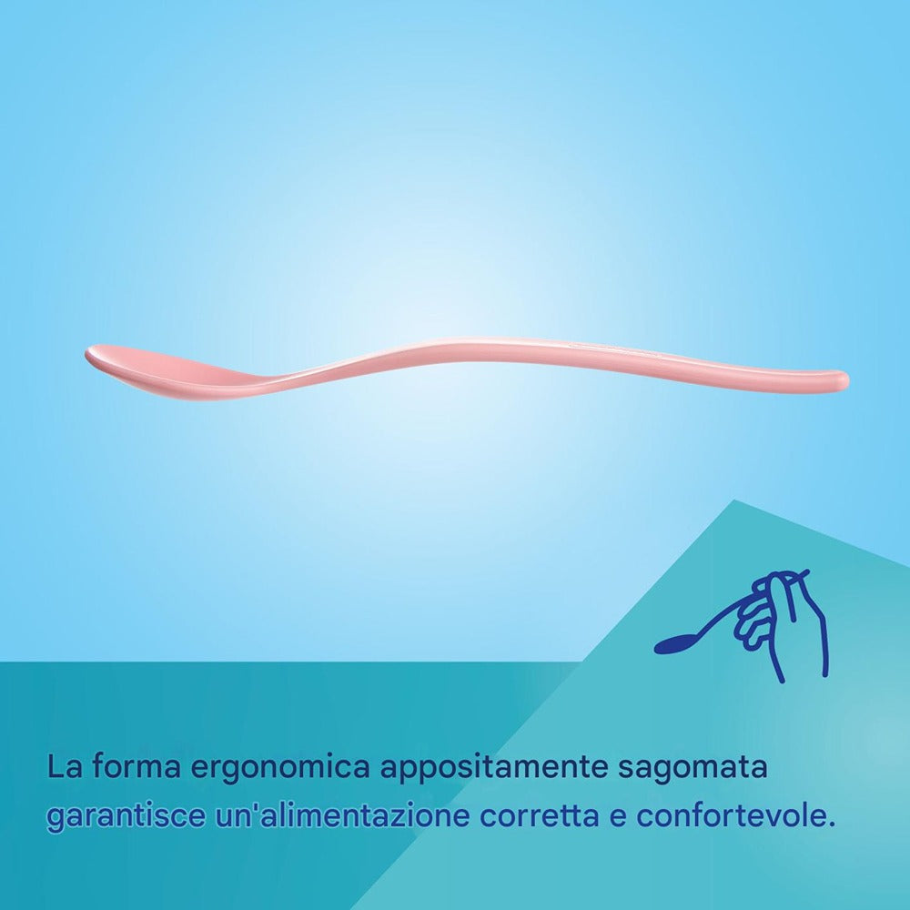 Set di Cucchiai per la Prima Pappa 3 Pezzi Azzurro