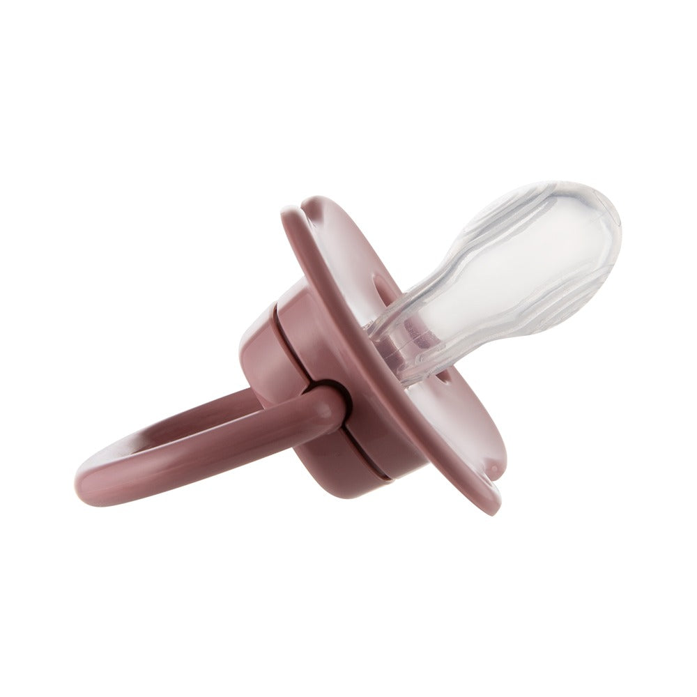 Sucette en silicone rose à motifs d'animaux mignons (18 mois et plus)