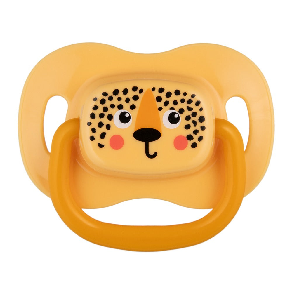 Ciuccio Simmetrico in Silicone BabiesBoo Arancione 18+ Mesi 2 Pezzi