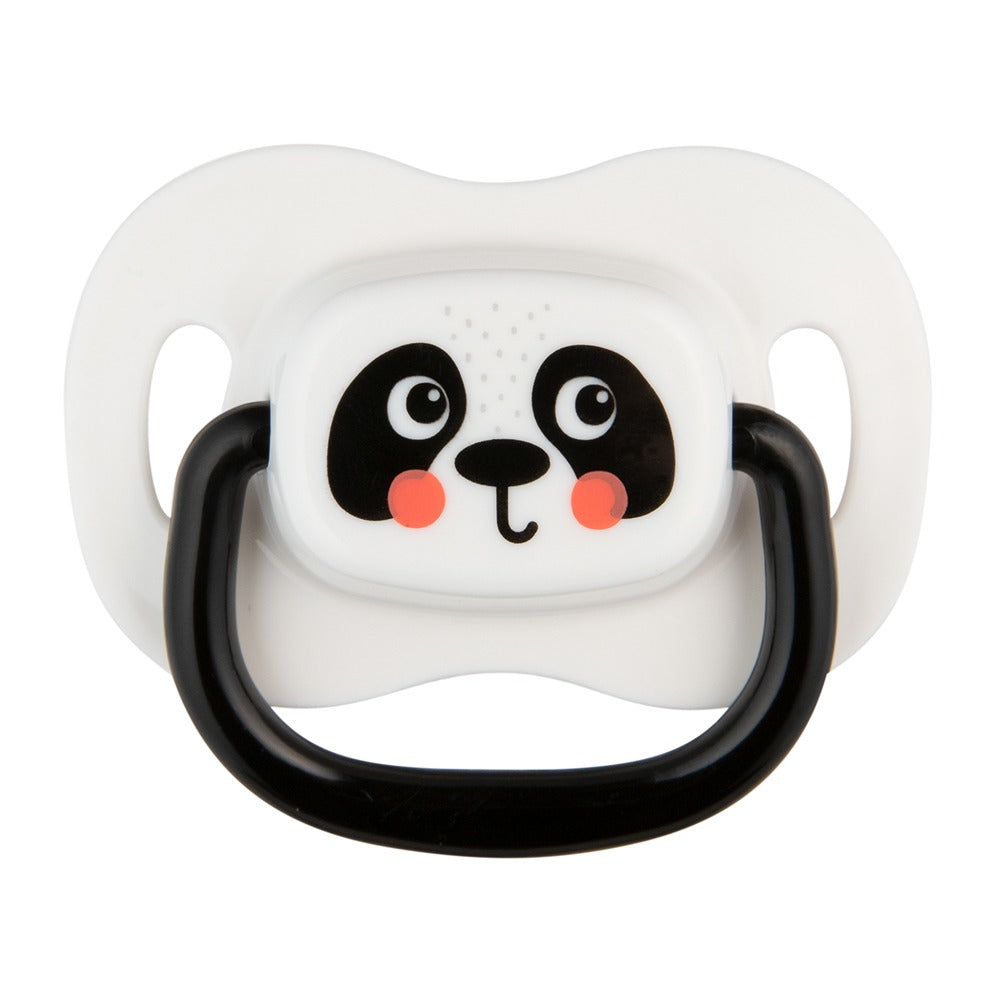 Ciuccio Simmetrico in Silicone BabiesBoo Bianco 18+ Mesi 2 Pezzi
