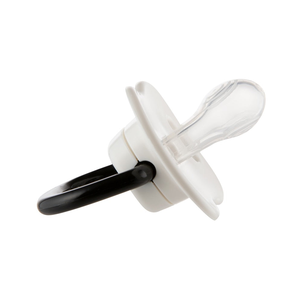Ciuccio Simmetrico in Silicone BabiesBoo Bianco 18+ Mesi 2 Pezzi