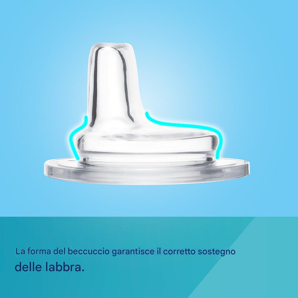 Tazza di Apprendimento con Manici Luminosi PP EasyStart 240 ml Exotic Animals Verde