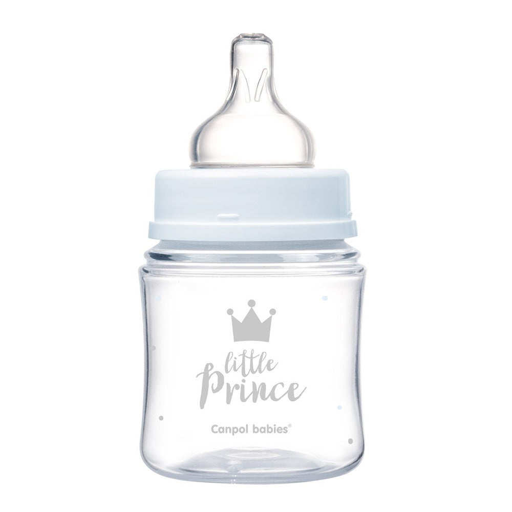 Biberón anticólicos Royal Baby Easy Start de 120 ml con cuello ancho PP azul
