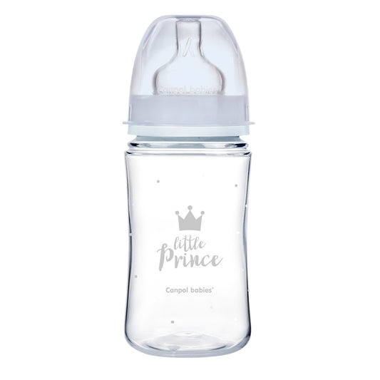 Biberon Anti-Colica a Collo Largo 240 ml PP Easy Start Royal Baby Blu