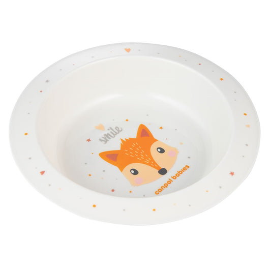 Ciottola di Plastica per Bambini 270 ml Cute Animals Arancione