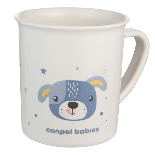 Tazza in Plastica con Manico 170 ml Cute Animals Blu