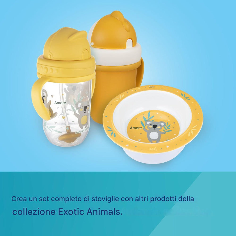 Cucchiai in Melamina Exotic Animals 2 Pezzi Grigio