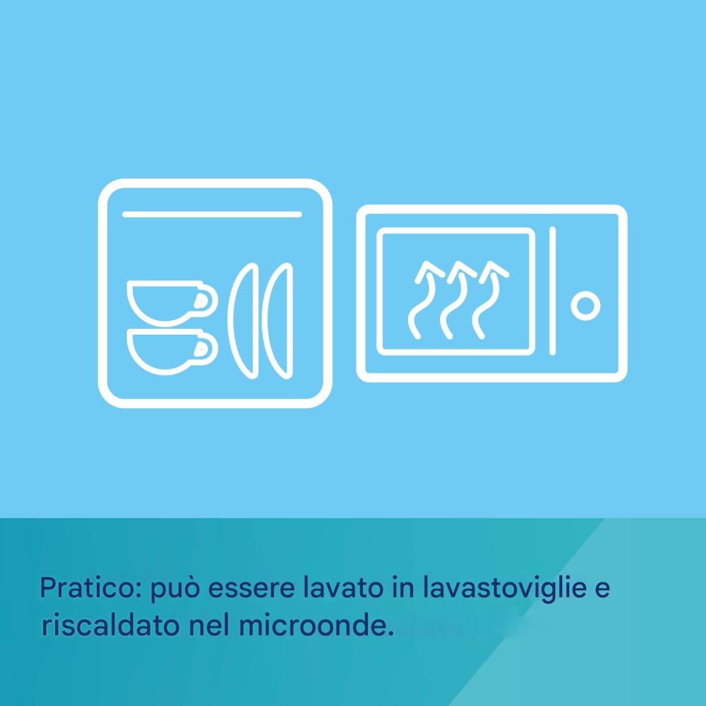 Bol en silicone à 3 compartiments avec ventouse 360 ​​ml Gris
