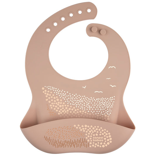 Bavaglino in Silicone con Tasca Mountains Beige