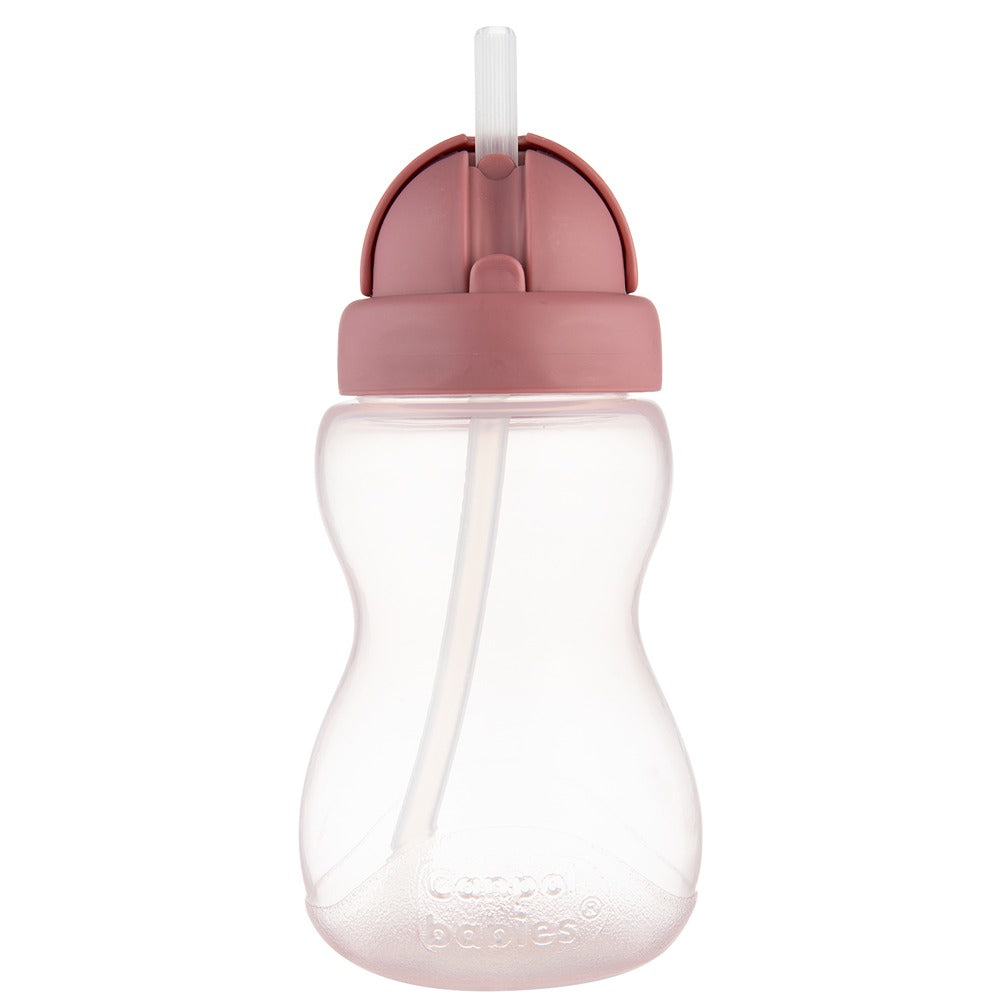 Sport Cup con Cannuccia in Silicone Flip-Top 270 ml Rosa