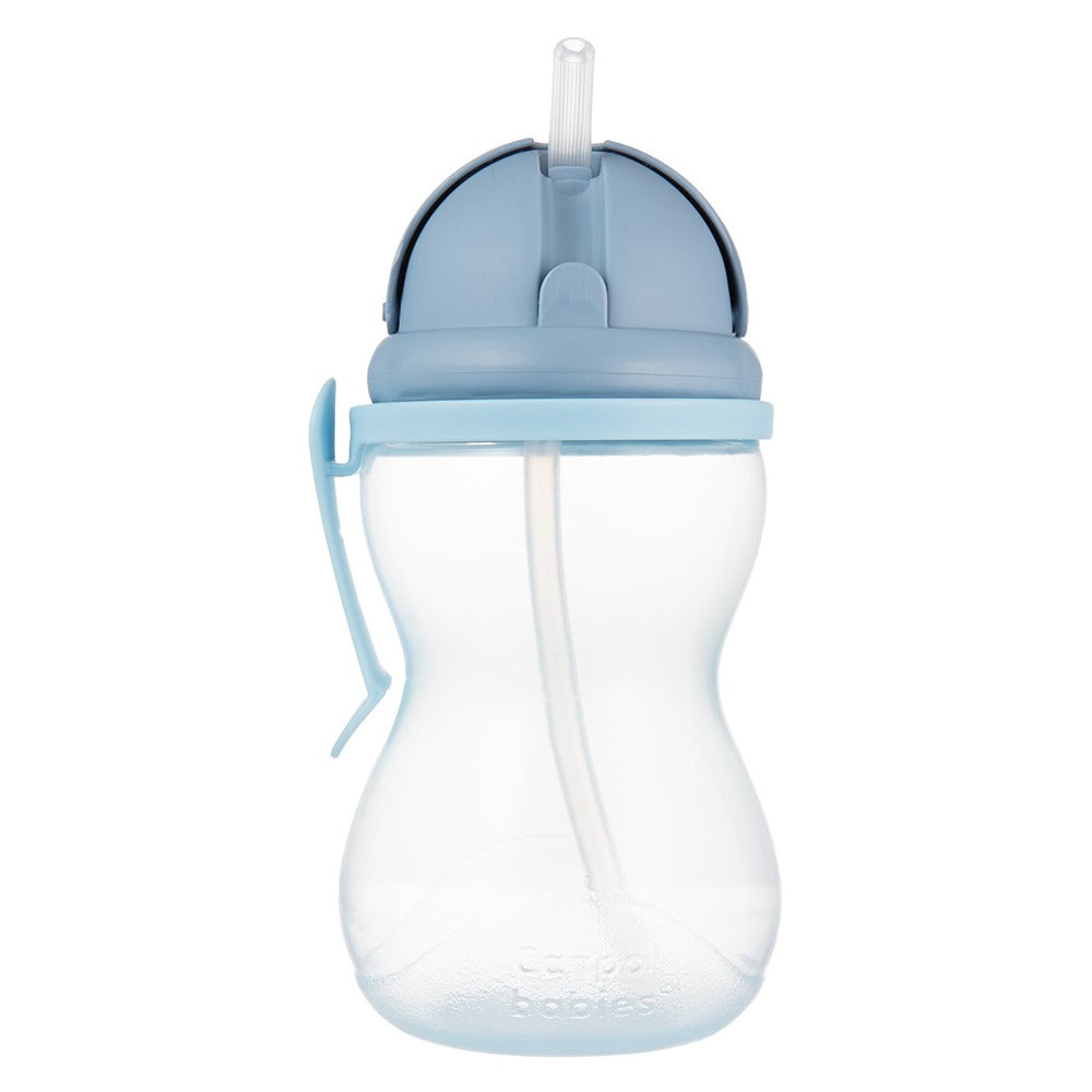 Sport Cup con Cannuccia in Silicone Flip-Top 370 ml Blu